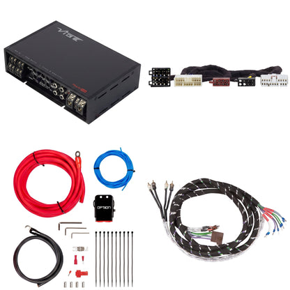 VIBE POWERBOX80.4 + PTAK-094 | Plug & Play Versterkerset | Chevrolet/Daewoo/SsangYong - Sweetlake Customs