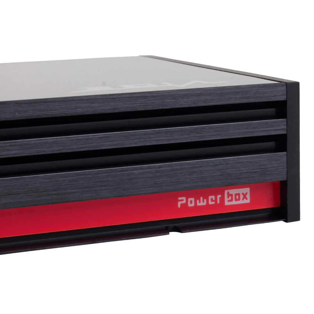 VIBE POWERBOX80.4 + PTAK-096 | Plug & Play Versterkerset | BMW Quadlock met 6-kanaals Actieve Aansluiting - Sweetlake Customs