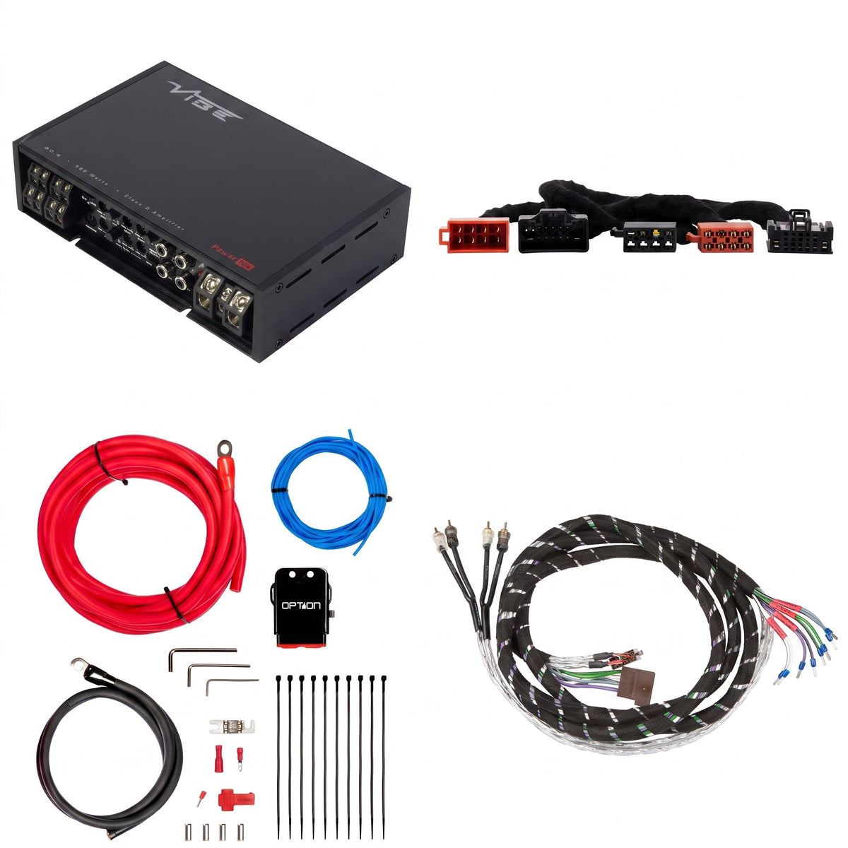 VIBE POWERBOX80.4 + PTAK-106 | Plug & Play Versterkerset | Citroën & Peugeot - Sweetlake Customs