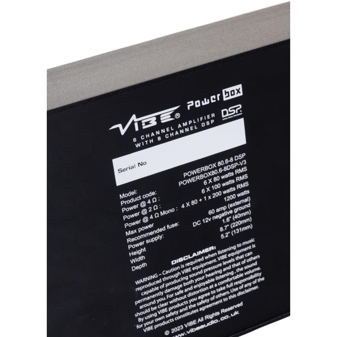 VIBE POWERBOX80.6 - 8DSP - V3 - Sweetlake Customs
