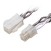 OPTION Molex Verlenging - 1.2m 0.75 mm² - Grijs/Wit